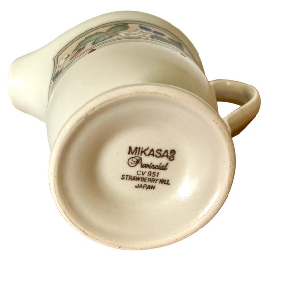 Mikasa Provincial CV951 Strawberry Hill Creamer Cream Pitcher Replacement - Picture 7 of 10